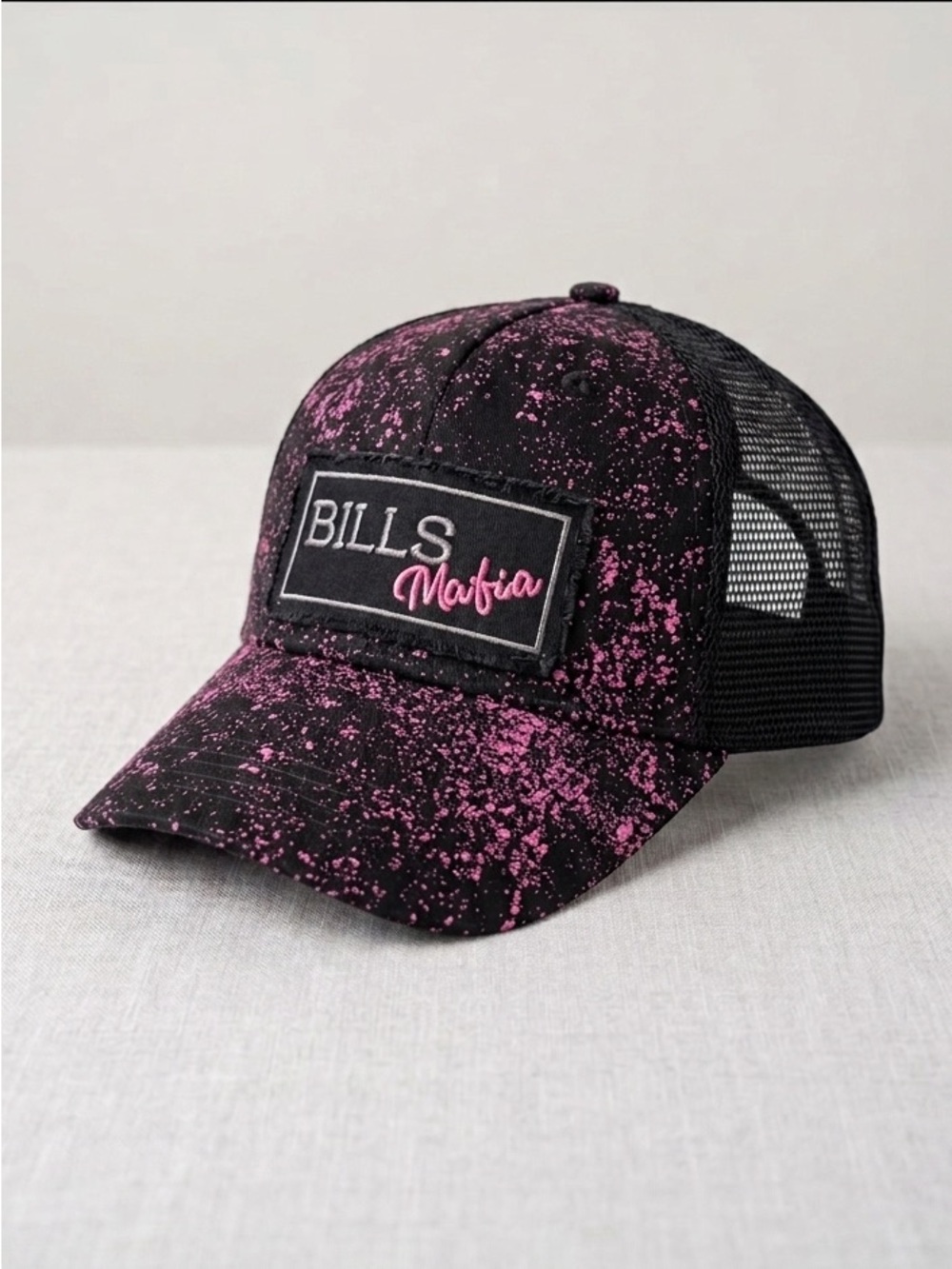 BILLS Mafia Pink Splatter Trucker Hat